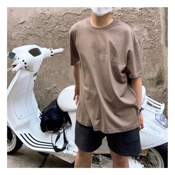 146 - Áo Thun Fear Of God Essentials Wood 2022