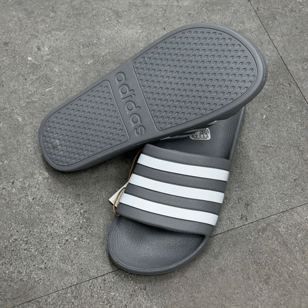 Dép Adilette Aqua Grey White - F35538 - 298