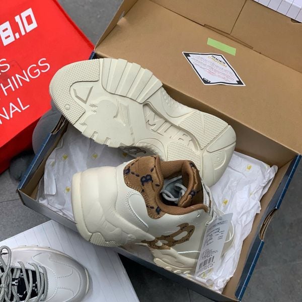 719 - Giày MLB BigBall Chunky Diamond Monogram Boston Red Sox - 3ASHCDM2N-43BGD