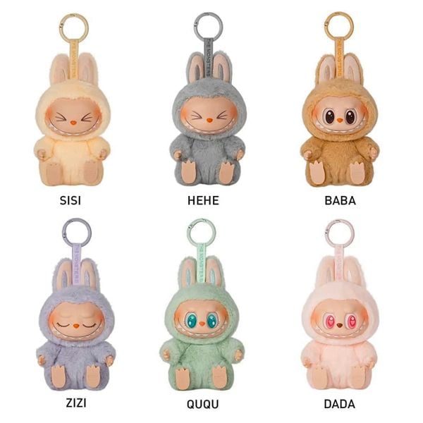 560 - Móc khoá Labubu POP MART the monsters MACARON V2 HAVE A SEAT 17CM - Set 6 box Code: 12402230008