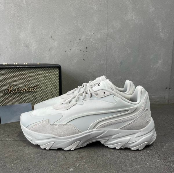 427 - Giày thể thao Puma Unisex Injector Mono White Grey - 393046-01