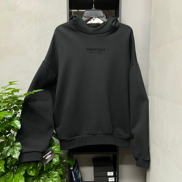 375 - Áo Hoodie Fear Of God Essentials Fall 2023 Black