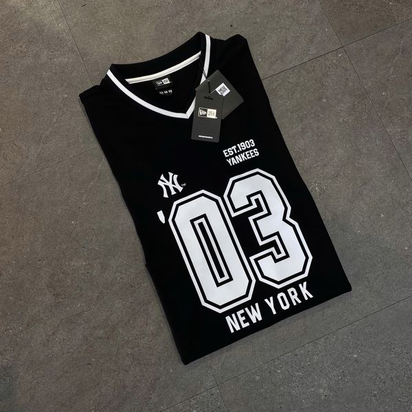 622 - Áo Thun New Era Jersey New York Yankees 03 Đen - 13558789