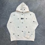431 - Áo Hoodie New Era Logo Thêu Mini Màu Kem - 13540522