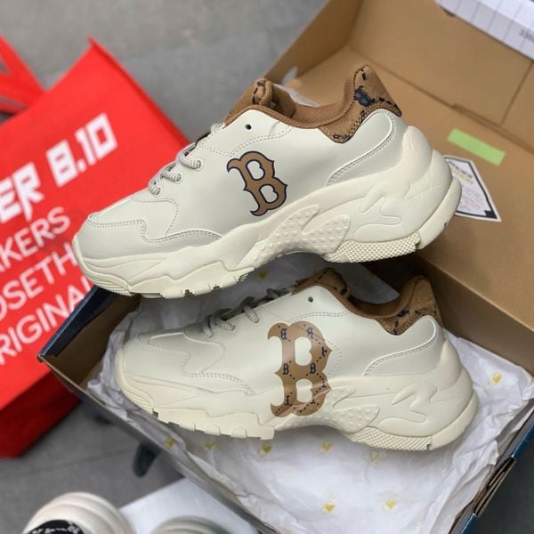 719 - Giày MLB BigBall Chunky Diamond Monogram Boston Red Sox - 3ASHCDM2N-43BGD