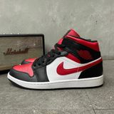075 - Giày Air Jordan 1 Mid Bred Toe - 554724-079