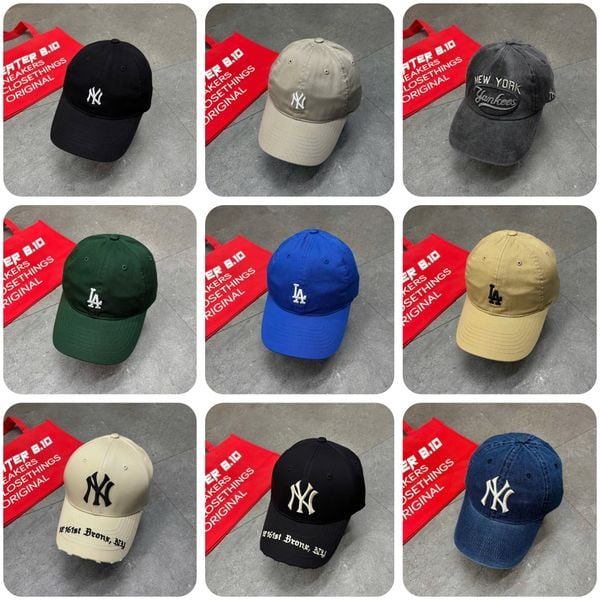 78 - Mũ Nón Lưỡi Trai MLB New York Yankees, Nón Bóng Chày, Nón Thời Trang Unisex