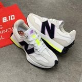 368 - Giày New Balance 327 White Suede Neon - WS327NB