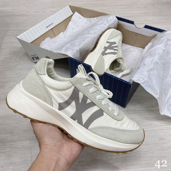 020 - Giày MLB Chunky Jogger Grey NewYork Yankees - 32SHX1111