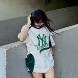 764 - Áo thun New Era Raglan New York Yankees White Green - 12224585