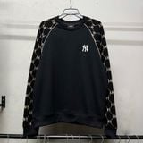 706 - Áo Sweater MLB Monogram New York Yankees Black Begei - 3AMTM1244-50BKS