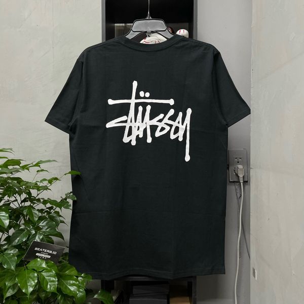 206 - Áo Tee Stussy Basic Black/White - 1904762