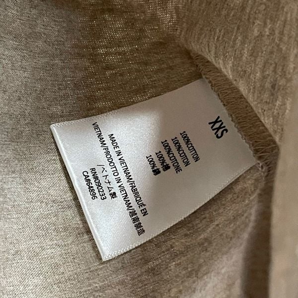 479 - Áo Thun Essentials Fear Of God V-Neck Core Heather Fall SS23