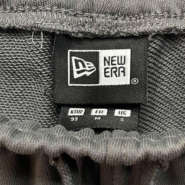 504 - Quần Short New Era Mini Logo Thêu Xám - 14187409