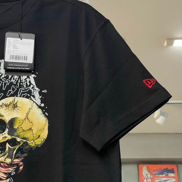 573 - Áo thun New Era Metallica Double Skull Đen - 14375521