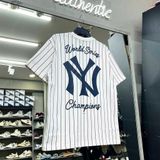 580 - Áo thun New Era New York Yankees Champions màu trắng sọc - 13732108