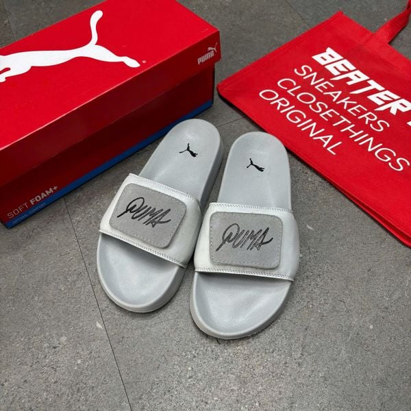 278 - Dép Quai Ngang Puma Leadcat 2.0 Grey Suede - 389118-03