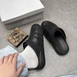 752 - Dép Adidas Adilette Clog 2.0 Black - JR4025 (Sample)