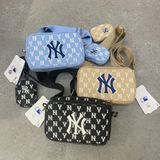 104 - Túi Đeo Chéo MLB Monogram Jacquard Mini Crossbody Bag New York Yankees (3ACRS022N)