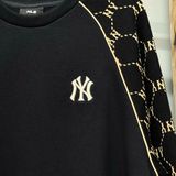 706 - Áo Sweater MLB Monogram New York Yankees Black Begei - 3AMTM1244-50BKS