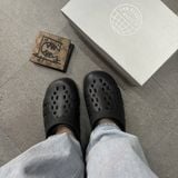 752 - Dép Adidas Adilette Clog 2.0 Black - JR4025 (Sample)