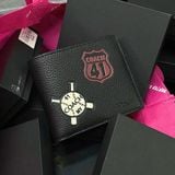 163 - Ví Coach Nam 3 In 1 Canvas Dáng Gập Vuông, Kèm Card Holder
