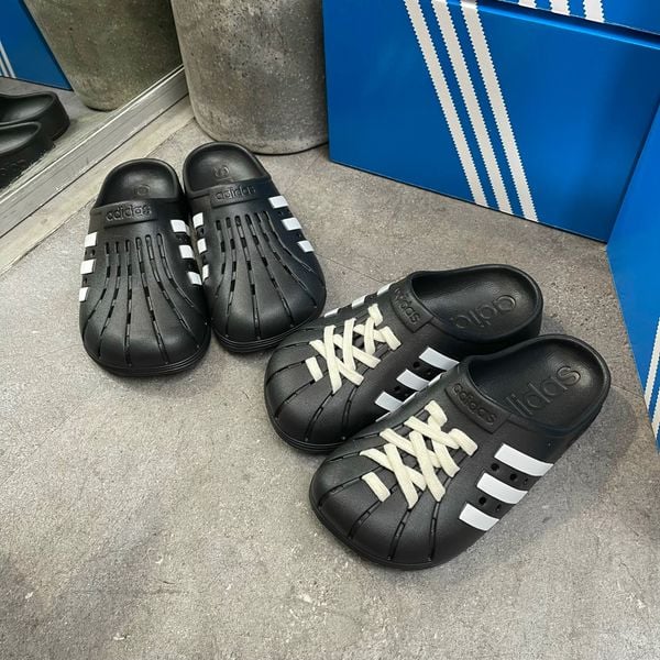 380 - Dép Sục Adidas Adilette Clogs Core Black - GZ5886