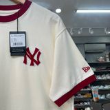 439 - Áo Thun New Era Embroidery Ivo Kem Viền Đỏ - 13038757
