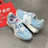 378 - Giày New Balance 327 White Blue Suede - U327LL