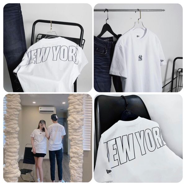 88 - Áo New Era NY Big Logo New York màu trắng - 12354539