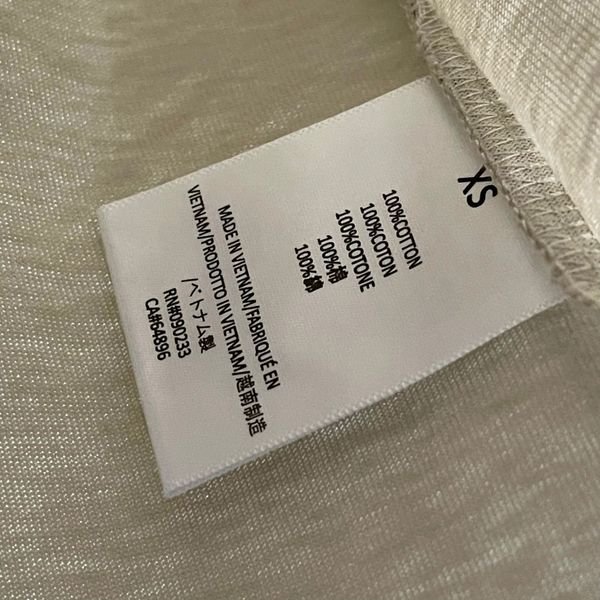 480 - Áo Thun Essentials Fear Of God V-Neck Silver Cloud Fall SS23