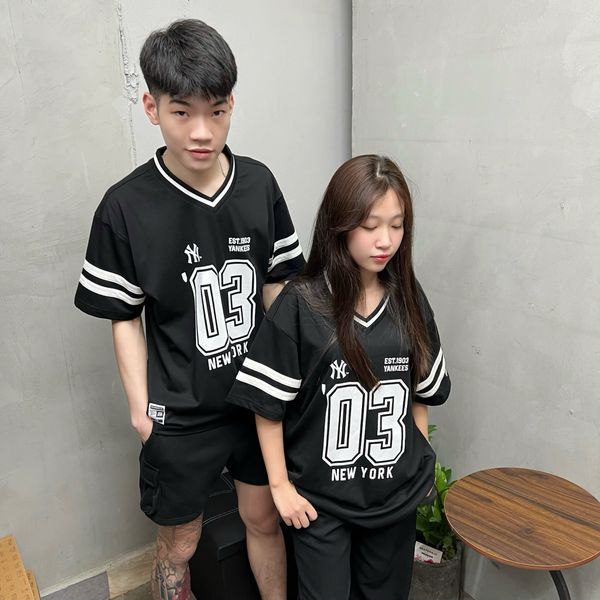 622 - Áo Thun New Era Jersey New York Yankees 03 Đen - 13558789