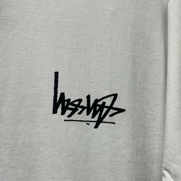 Áo Thun Stussy Flipped White/Black - 1904895 - 205