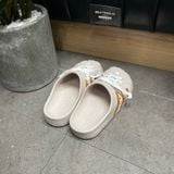 561 - Dép Sục Adidas Adilette Clogs màu kem vàng - GY1827
