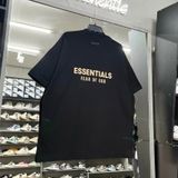 478 - Áo Thun Essentials Fear Of God V-Neck Jet Black Fall SS23