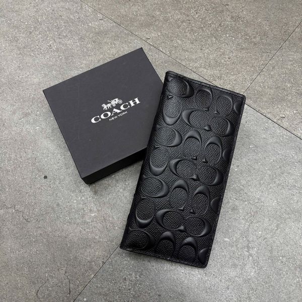 749 - Ví Coach Breast Pocket Wallet In Signature Canvas - F75013