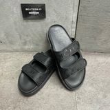 495 - Dép Quai Ngang MLB Chunky Bouncer Two Strap New York Yankees Đen - 3ALPCBT33-50BKS
