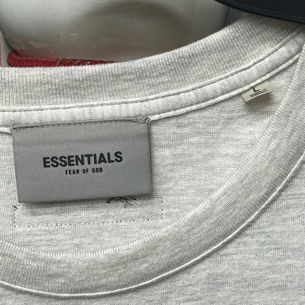 13 - Áo Thun Xám Trắng Cao Cấp Essential x Fear Of God SS 2021