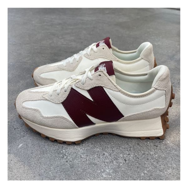 283 - Giày New Balance 327 Moonbeam Classic Burgundy - WS327KA