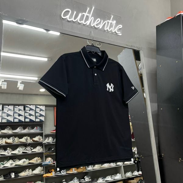 518 - Áo Thun Polo New Era New York Yankees Black - 14187361