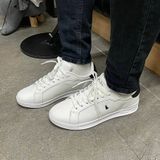 534 - Giày Polo Ralph Lauren Heritatage Court II màu trắng đen - 0200017659K23