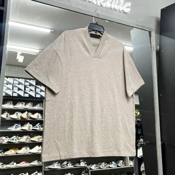 479 - Áo Thun Essentials Fear Of God V-Neck Core Heather Fall SS23