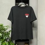 228 - Áo Thun Stussy Heart Trắng / Đen - 1904922
