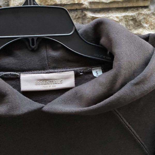 709 - Áo Hoodie Fear of God Essentials 1977 Iron - 192BT212050F