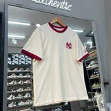 439 - Áo Thun New Era Embroidery Ivo Kem Viền Đỏ - 13038757