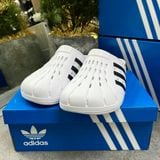 390 - Dép Sục Adidas Adilette Clogs White Black - FY8970