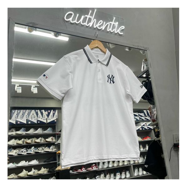 347 - Áo Polo Nam New Era x MLB Apparel New York Yankees màu trắng - 13516807