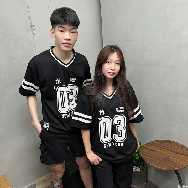 622 - Áo Thun New Era Jersey New York Yankees 03 Đen - 13558789