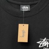 208 - Áo Thun Stussy Stock Paris Black/White - 3903751