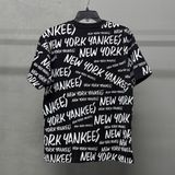 758 - Áo Thun New Era Yankees Đen Multi Chữ Trắng - 16998757
